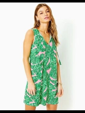 NWT Lilly Pulitzer Johanna Cover-up SZ Small Let’s Go Bananas